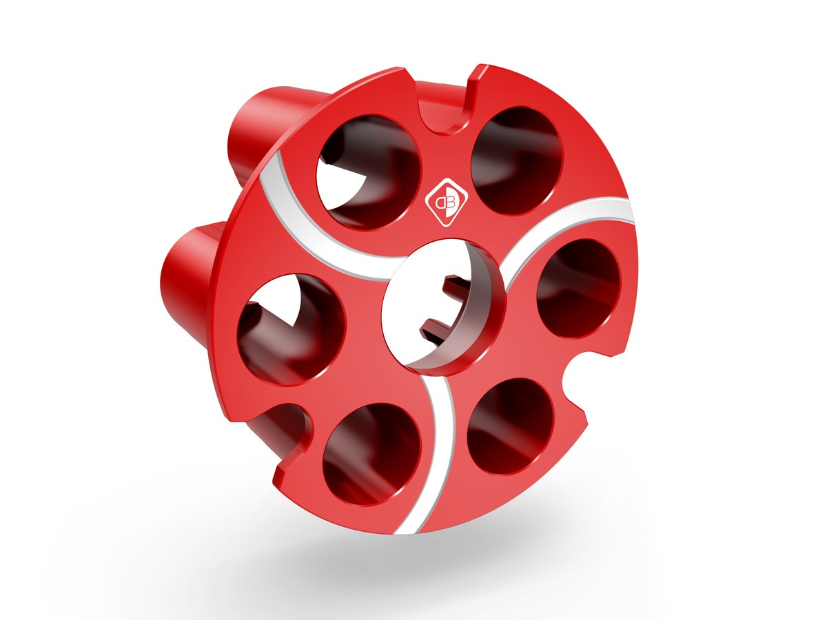 DBK Special Parts (Ducabike) Contrast Cut Pressure Plate for Ducati's with 6 spring Wet Clutches