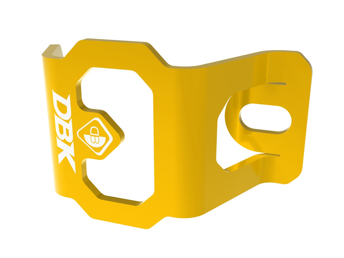 DBK Special Parts (Ducabike) Aluminum Rear Brake Reservoir Protector - Type 1
