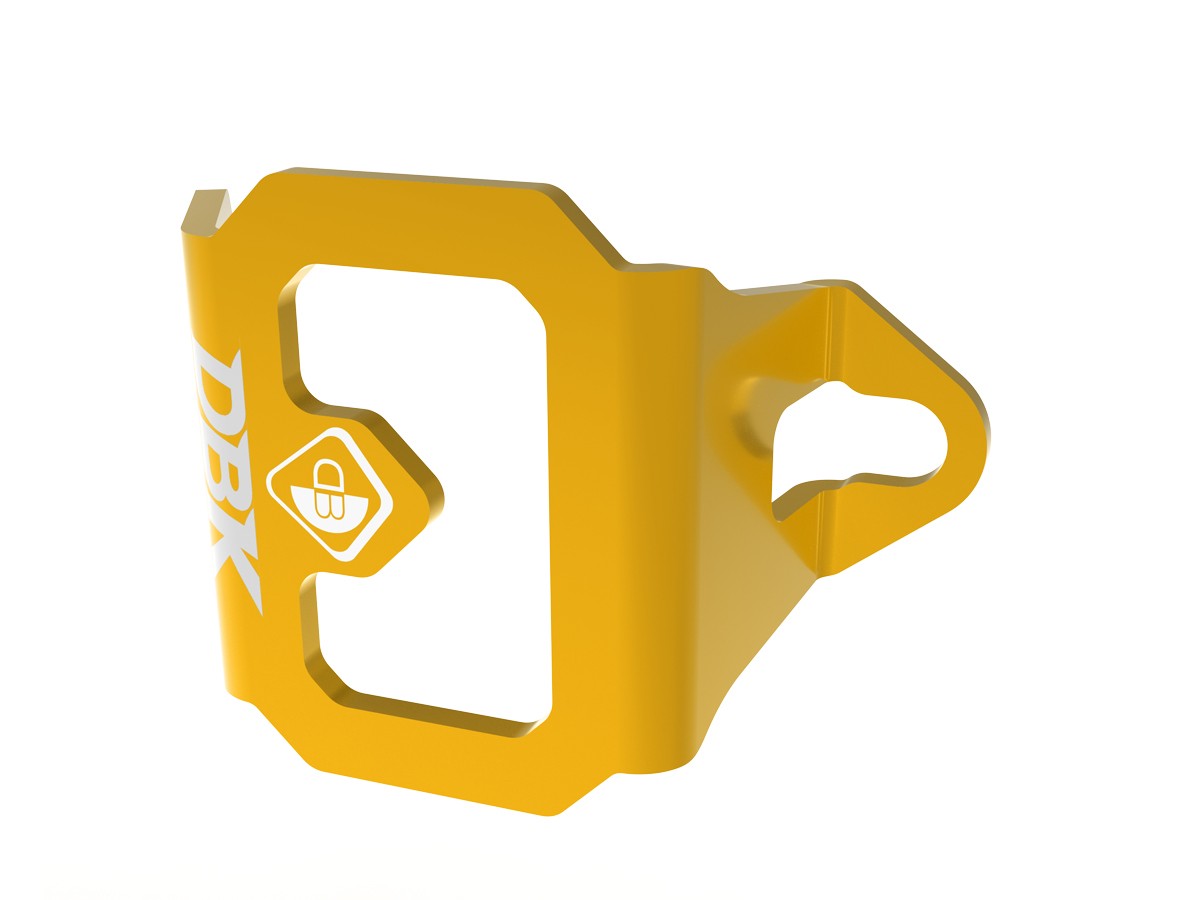 DBK Special Parts (Ducabike) Aluminum Rear Brake Reservoir Protector - Type 3
