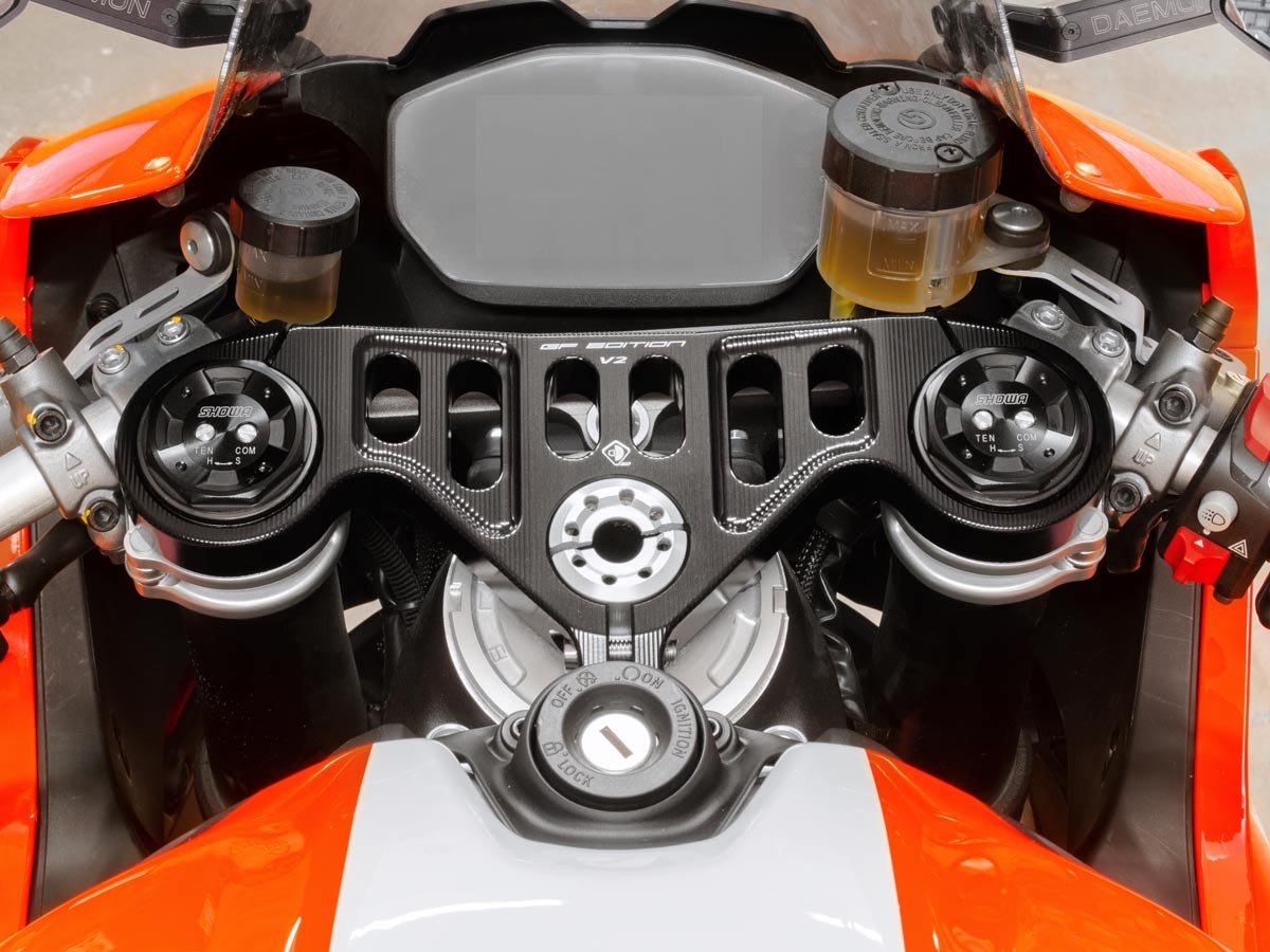 DBK Special Parts (Ducabike) Upper Triple Clamp (GP Edition) for the Ducati Panigale V2 (20-24)