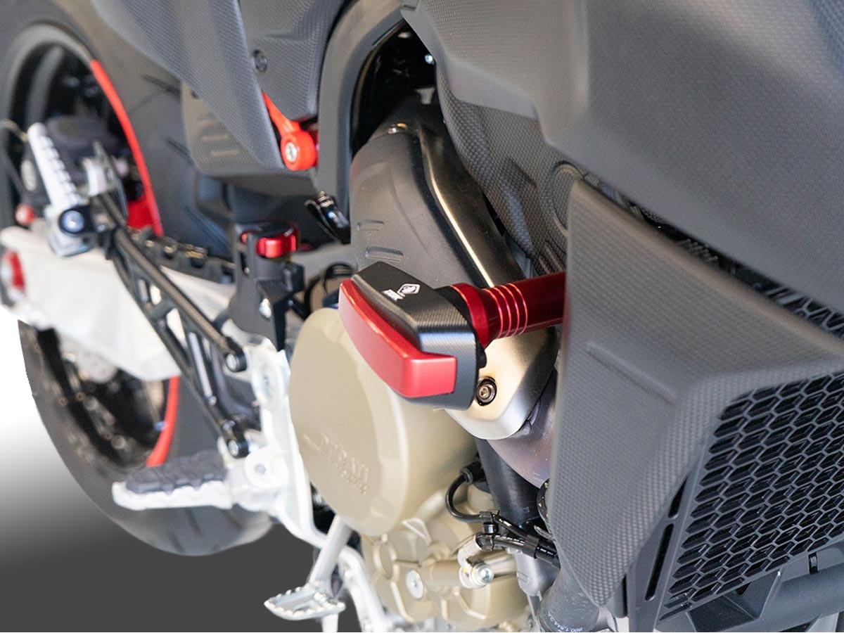 DBK Special Parts (Ducabike) Billet Frame Slider Kit for Ducati Hypermotard 698 Mono - Long Slider