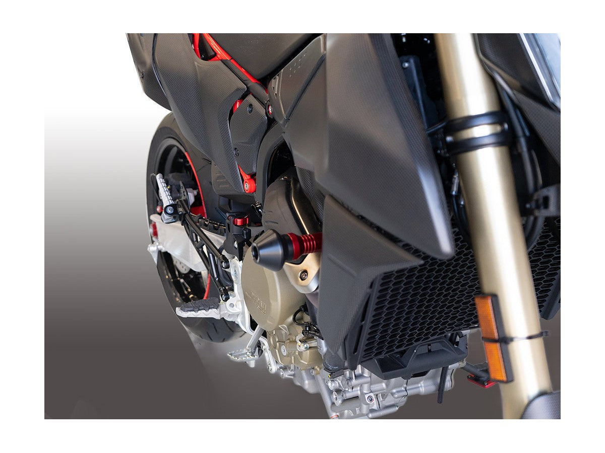 DBK Special Parts (Ducabike) Billet Frame Slider Kit for Ducati Hypermotard 698 Mono - Round Slider