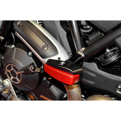 DBK Special Parts (Ducabike) Billet Frame slider kit for Ducati Scrambler and Monster 797 - Long slider