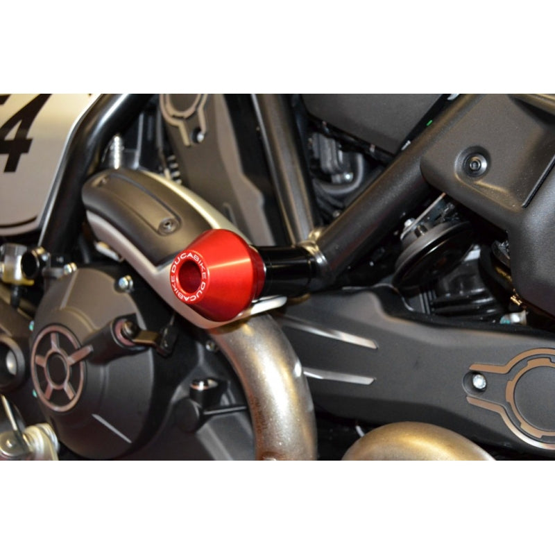 DBK Special Parts (Ducabike) Billet Frame slider kit for Ducati Scrambler and Monster 797 - Round slider