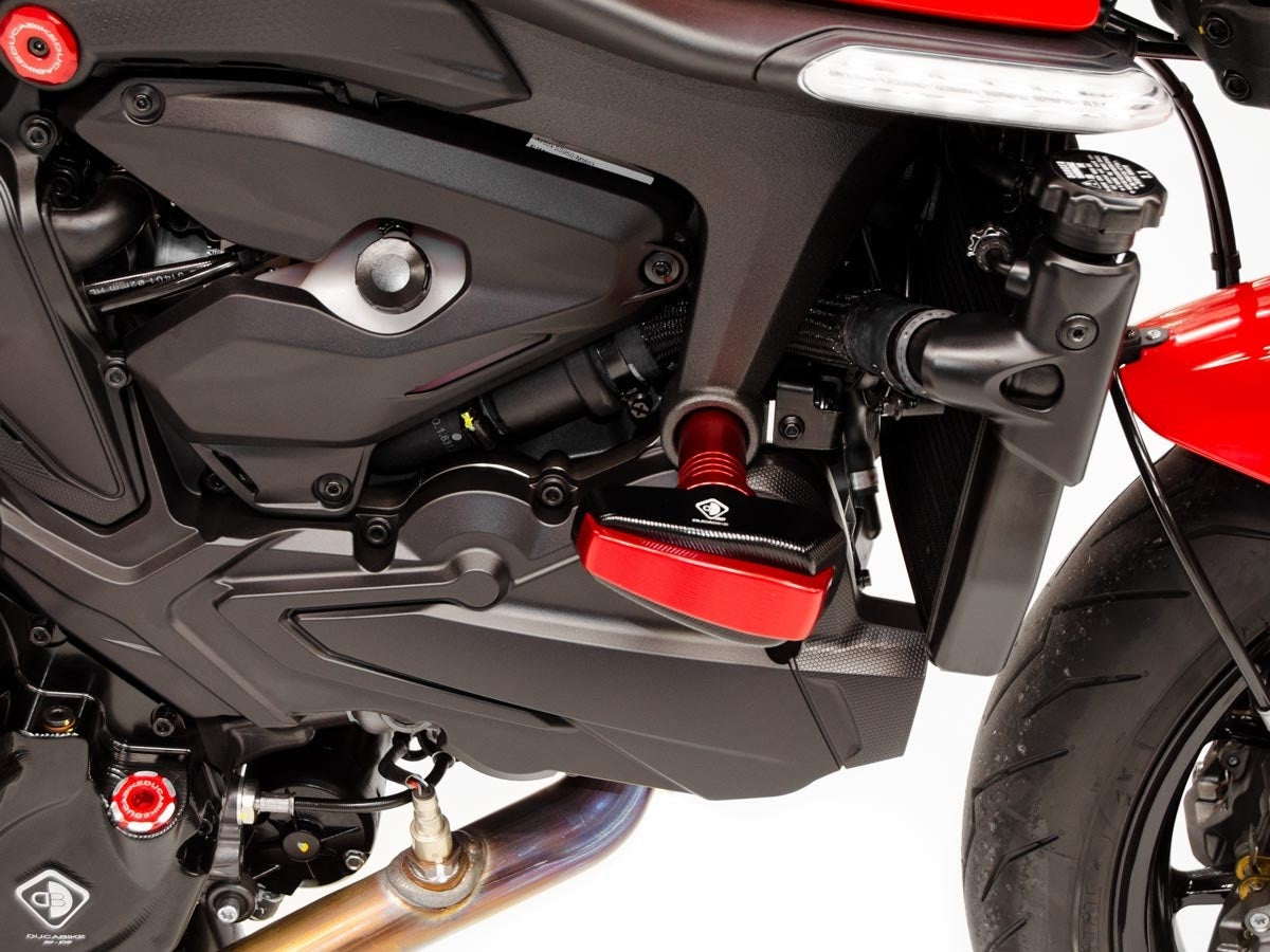 DBK Special Parts (Ducabike) Billet Frame slider kit for Ducati Monster 937 - Long slider