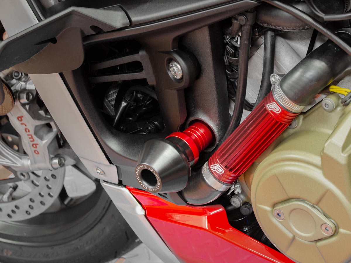 DBK Special Parts (Ducabike) Frame Slider Kit for Ducati Streetfighter V4 - Round Slider