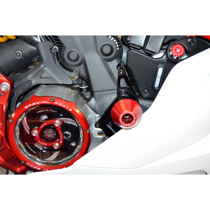 DBK Special Parts (Ducabike) Billet Frame slider kit for Ducati Supersport 939 / 950 / S - Round slider