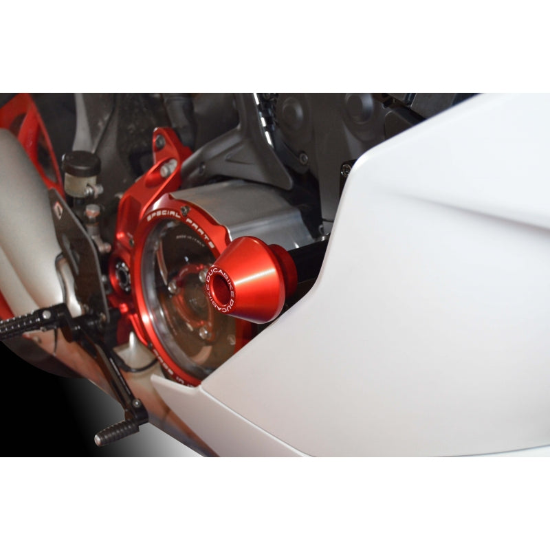 DBK Special Parts (Ducabike) Billet Frame slider kit for Ducati Supersport 939 / 950 / S - Round slider