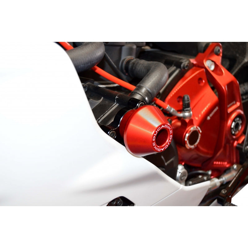 DBK Special Parts (Ducabike) Billet Frame slider kit for Ducati Supersport 939 / 950 / S - Round slider
