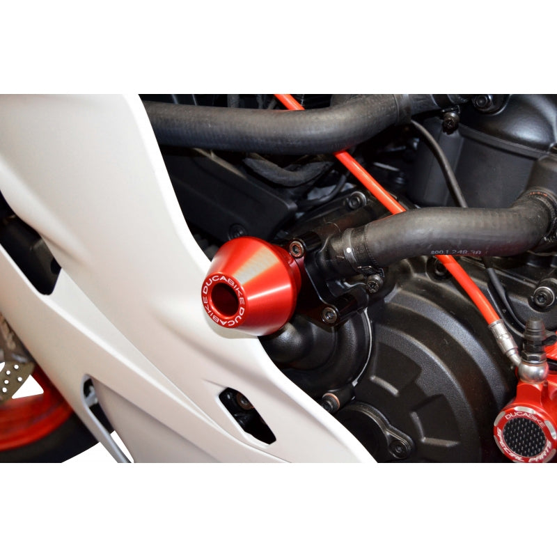 DBK Special Parts (Ducabike) Billet Frame slider kit for Ducati Supersport 939 / 950 / S - Round slider