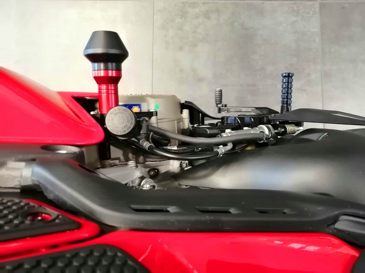 DBK Special Parts (Ducabike) Billet Frame Slider Kit for Ducati Panigale V4 / S (2022+) - Round Slider