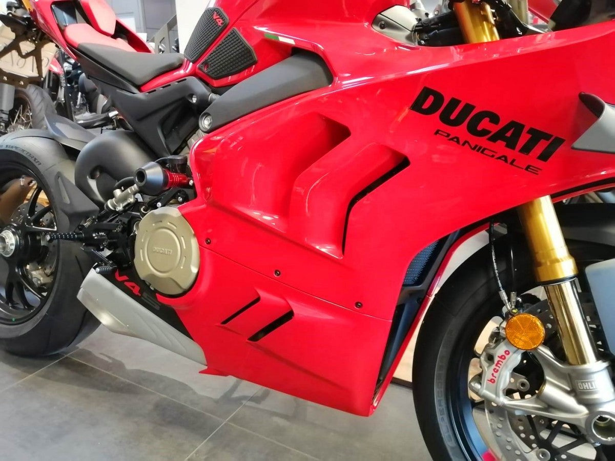 DBK Special Parts (Ducabike) Billet Frame Slider Kit for Ducati Panigale V4 / S (2022+) - Round Slider