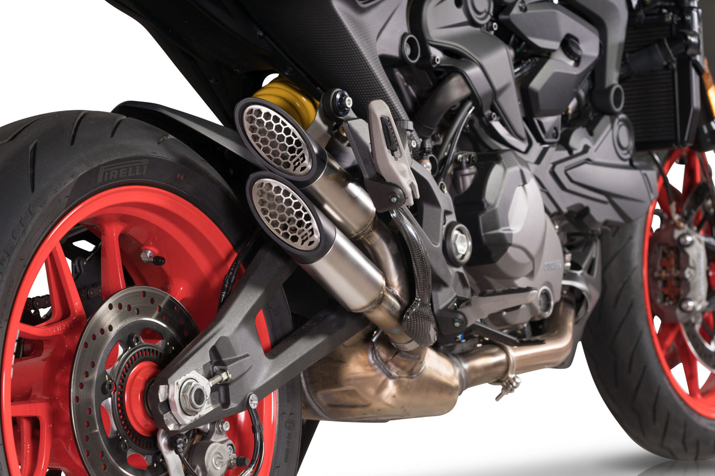 QD Exhaust Power Gun Slip-on system for the Ducati Monster / + (937) 2021+