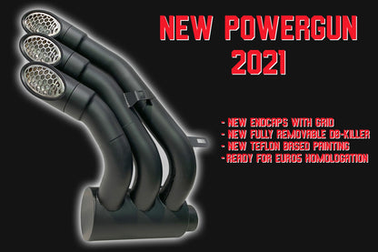 QD Exhaust Power Gun Slip-on - MV Agusta Brutale 800 (2016+), and Dragster 800, F3 675 / 800 (2017+), RVS #1, and Superveloce