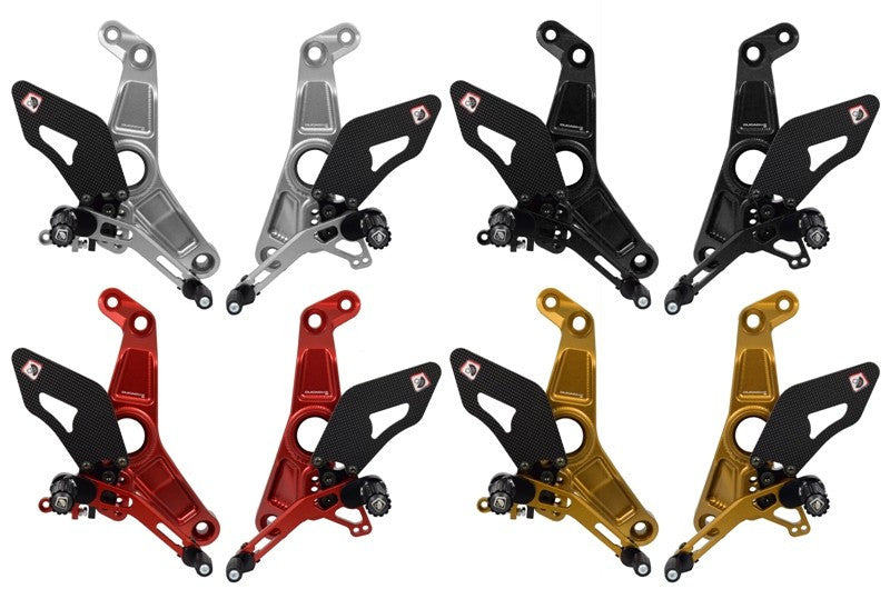 DBK Special Parts (Ducabike) Adjustable Rearsets for the Ducati Monster 1200R