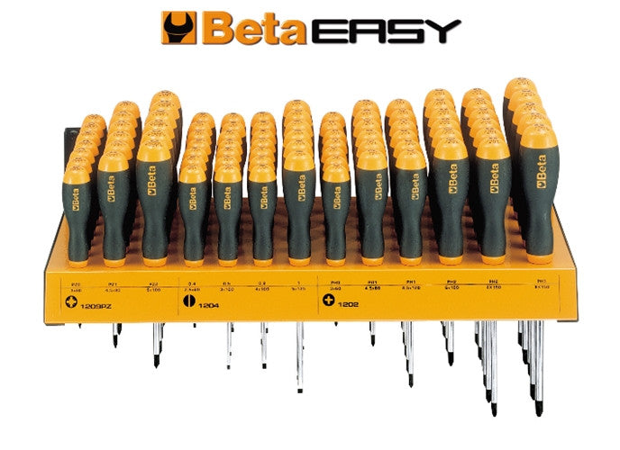 Beta Tools Model 1203  E5P-Wall-Mounted Display 82 Screwdrivers