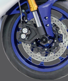 Gilles AP.GTA Front Axle Crash Pads for the Yamaha YZF-R6 (2017+)  YZF-R1 (2015-2016)  YZF R1M  and YZF-R1S