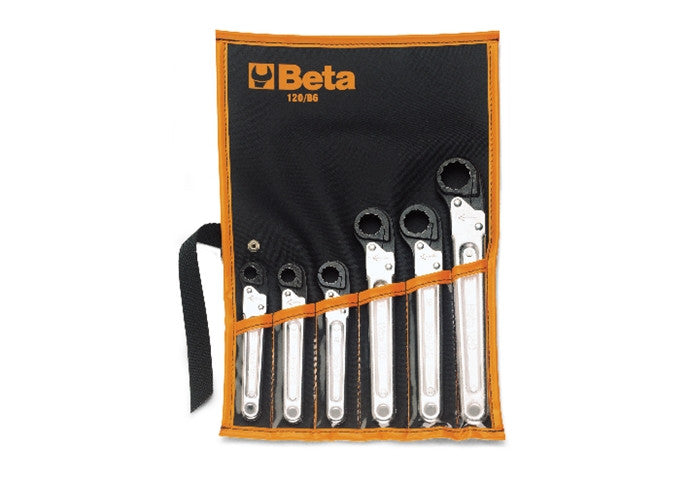 Beta Tools Model 120  B6-6 Wrenches 120 in Wallet