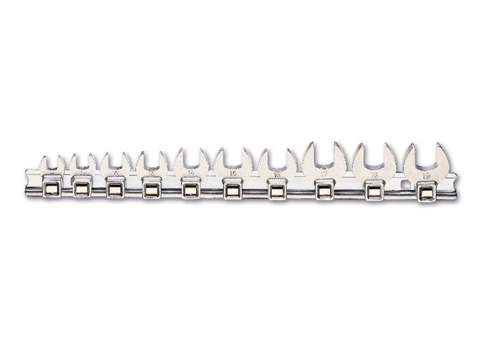 Beta Tools Model 910  Cf/Sb10-Rails of 10 Wrenches 910Cf