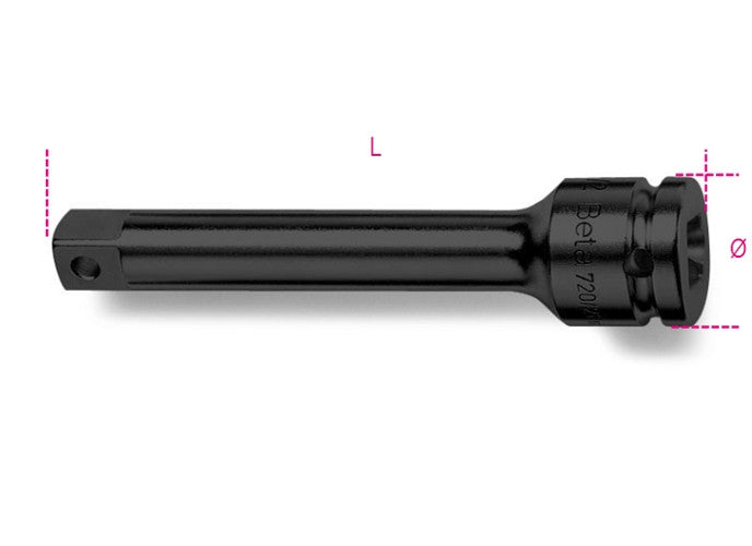 Beta Tools Model 710  21-3/8' Drive Impact Extension Bar