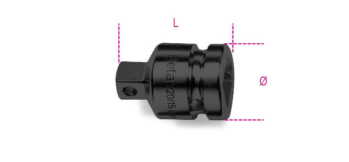 Beta Tools Model 720  15-Impact Adaptor 1/2'-3/8' Drives