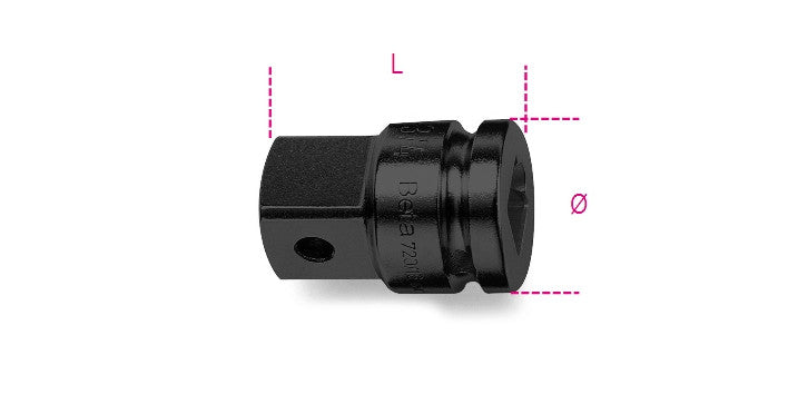 Beta Tools Model 720  16-Impact Adaptor 1/2'-3/4' Drives