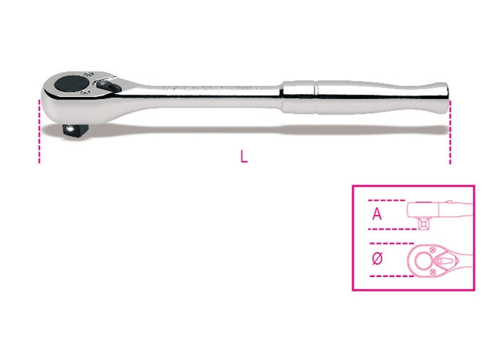 Beta Tools Model 920  M/55-1/2' Drive Reversible Ratchet
