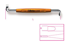 Beta Tools Model 1236  B0.8X4mm-offset Screwdrivers Slotted