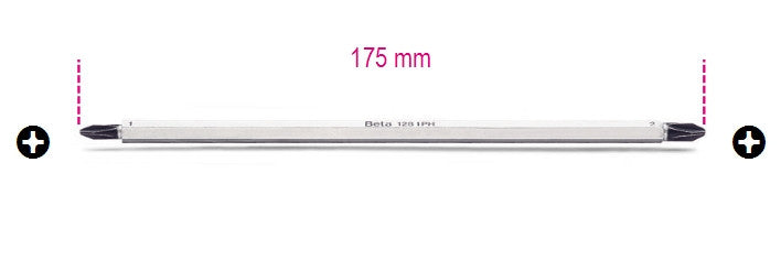 Beta Tools Model 1281  Ph/1-2-Reversible Screwdrivers Cross Head Ph