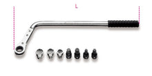 Beta Tools Model 1477  K/7-Bent Reversible Ratcheting Wrenches + Bits