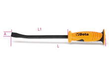 Beta Tools Model 965  600mm-Pry Bars with Flat Curved Ends
