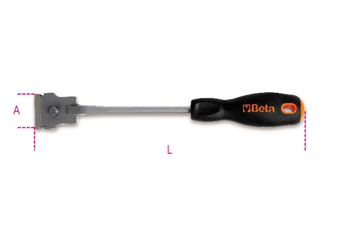 Beta Tools Model 1774A  Multifunction Scraper Bi-Material