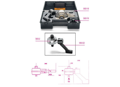 Beta Tools Model 560  2-Torque Multiplier Body 5:1 Nm1300