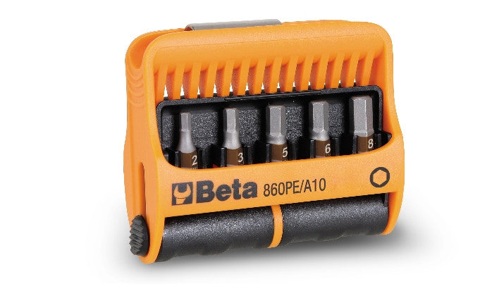 Beta Tools Model 860  Pe/A10-10 Bits in Plastic Case