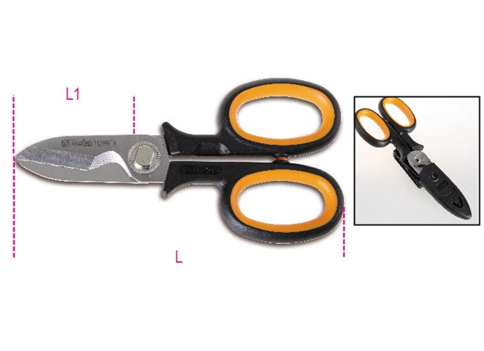 Beta Tools Model 1128  Btx-Electrician's Scissors