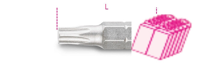 Beta Tools Model 861  Tx/C15-Bits for Torx Head Screws