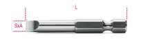 Beta Tools Model 862  Lp0.5X3mm-Bits for Slotted Head Screws