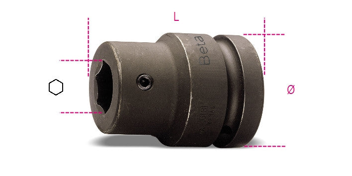 Beta Tools Model 727  Pi/22mm-Impact Bit Holder for 727/Es22