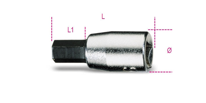 Beta Tools Model 900  Me3mm-Socket Drivers for Hexagon Screws
