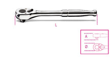 Beta Tools Model 900  M/55-1/4' Reversible Ratchet Metal Handle