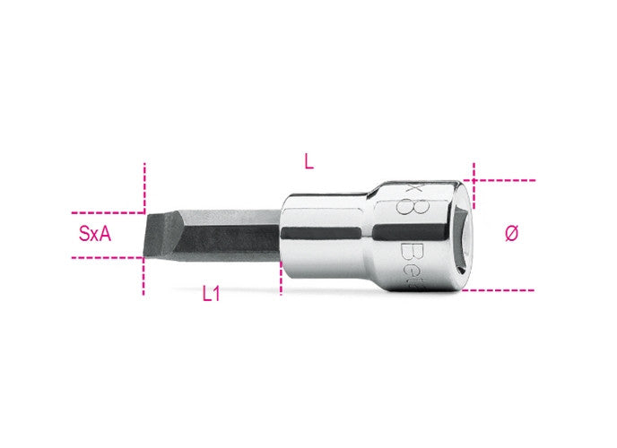 Beta Tools Model 910  Lp1X5 5-Socket Drivers Slotted Head