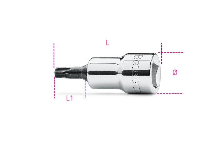 Beta Tools Model 910  Tx20-Socket Drivers Tx Head Screws