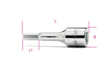 Beta Tools Model 910  Me8mm-Socket Drivers for Hexagon Screws