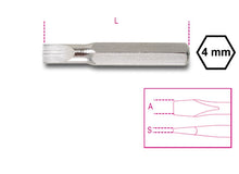 Beta Tools Model 1256  Lp0.3x1.5mm-Bits for Slotted Head Screws