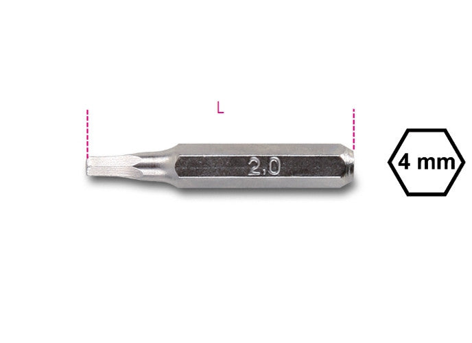 Beta Tools Model 1256  Pe0.7mm-Bits for Hexagon Head Screws