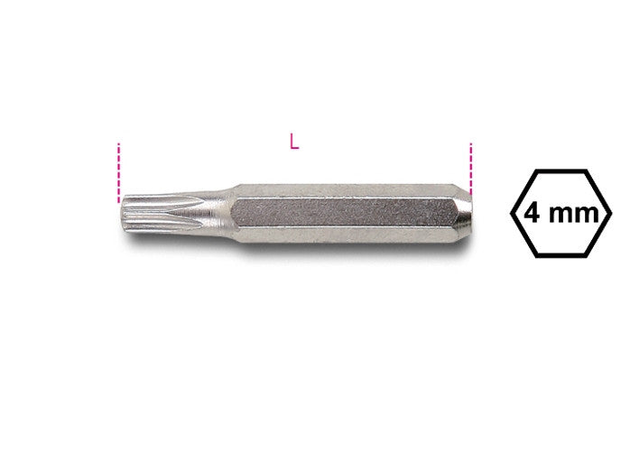 Beta Tools Model 1256  Tx4-Bits for Torx Head Screws