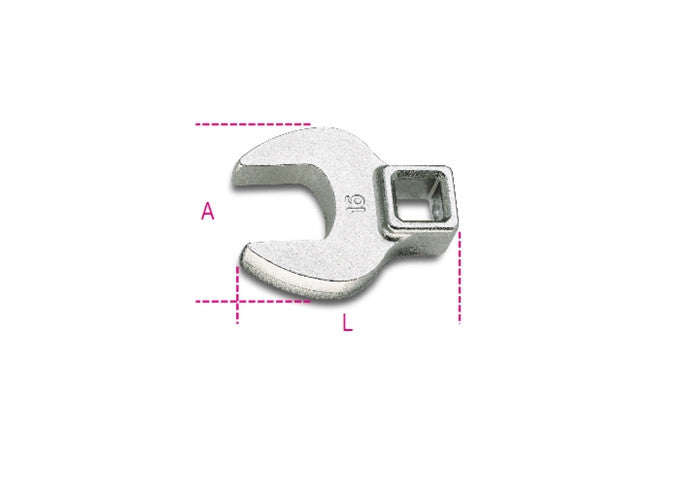 Beta Tools Model 910  Cf13mm-3/8' Square Drive Crowfoot Wrenches