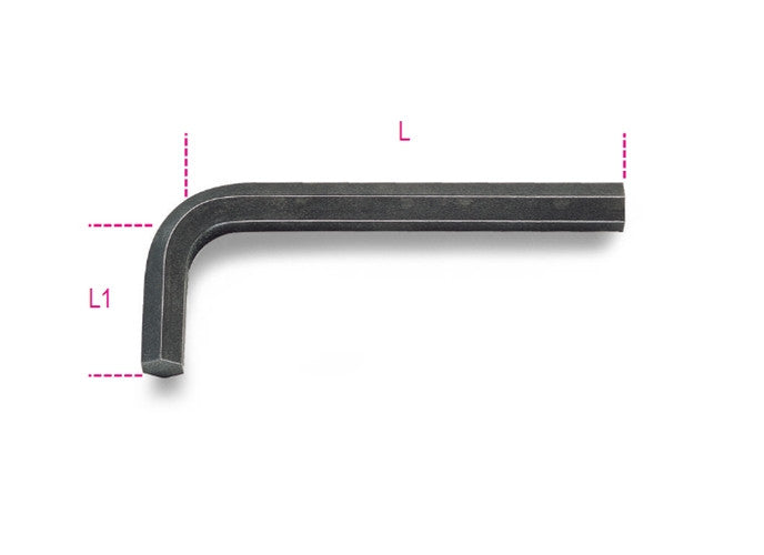 Beta Tools Model 96  As3/16-offset Hexagon Key Wrenches Burnished