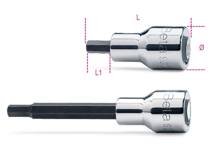 Beta Tools Model 920  Pe14mm-Socket Drivers for Hexagon Screws