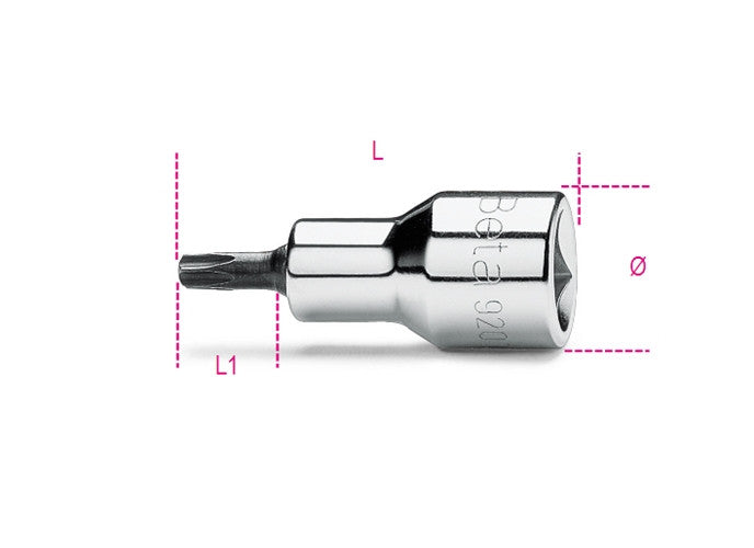 Beta Tools Model 920  Tx55L-Socket Drivers for Tx Screws